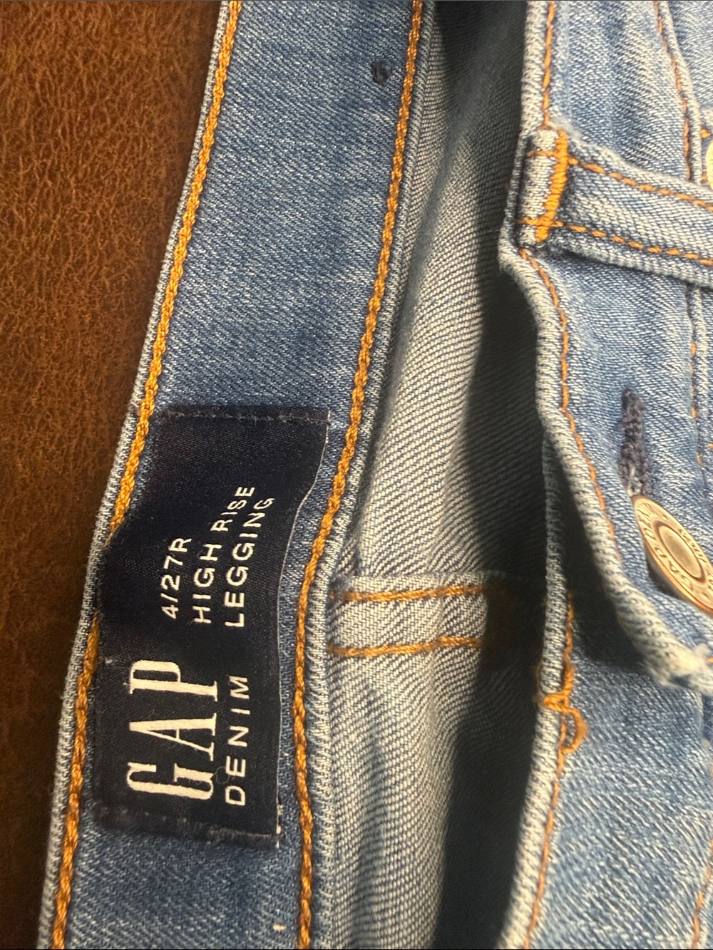 GAP Light Blue Denim Skinny Legging Jeans for Men